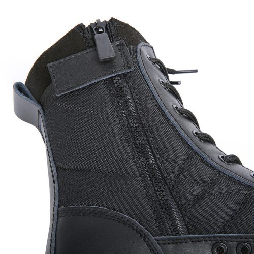 Hot Sell Retro Combat Boots Winter England style Fashionable Men s Short Black Shoes Military Boots 2